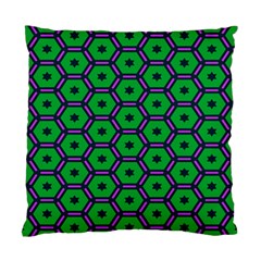 Stars In Hexagons Pattern Standard Cushion Case (two Sides)