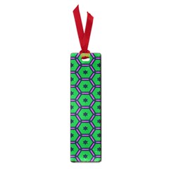 Stars In Hexagons Pattern Small Book Mark