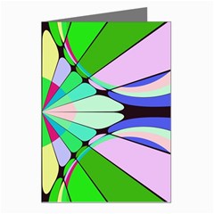 Distorted Flower Greeting Cards (pkg Of 8) by LalyLauraFLM