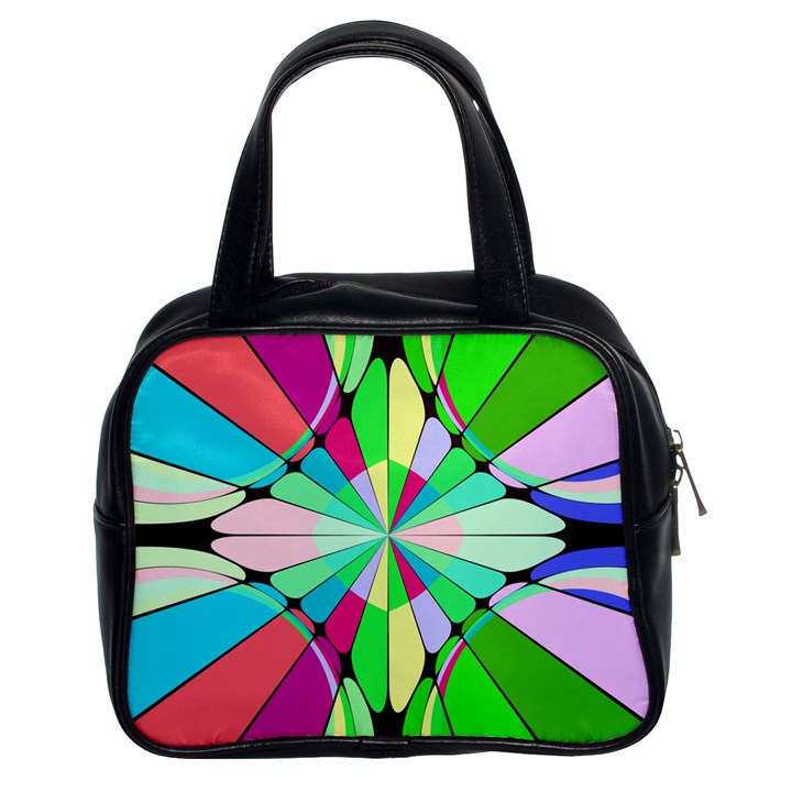 Distorted flower Classic Handbag (Two Sides)