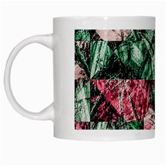 Luxury Grunge Digital Pattern White Mugs by dflcprints