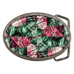 Luxury Grunge Digital Pattern Belt Buckles by dflcprints