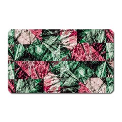 Luxury Grunge Digital Pattern Magnet (rectangular)