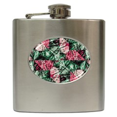 Luxury Grunge Digital Pattern Hip Flask (6 Oz) by dflcprints