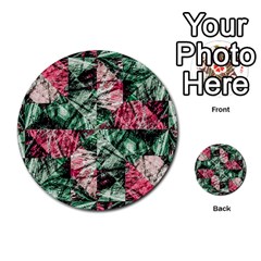 Luxury Grunge Digital Pattern Multi-purpose Cards (round)  by dflcprints