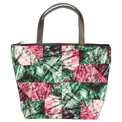 Luxury Grunge Digital Pattern Bucket Bags by dflcprints