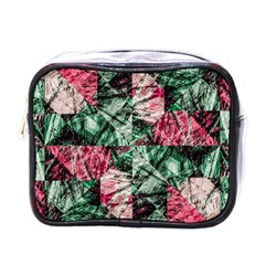 Luxury Grunge Digital Pattern Mini Toiletries Bags by dflcprints