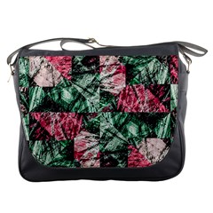 Luxury Grunge Digital Pattern Messenger Bags by dflcprints