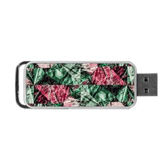 Luxury Grunge Digital Pattern Portable Usb Flash (one Side)