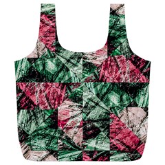 Luxury Grunge Digital Pattern Full Print Recycle Bags (l)  by dflcprints