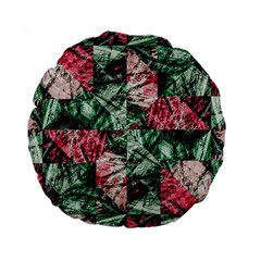 Luxury Grunge Digital Pattern Standard 15  Premium Flano Round Cushions