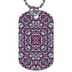 Luxury Grunge Digital Pattern Dog Tag (two Sides)