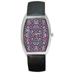 Luxury Grunge Digital Pattern Barrel Metal Watches by dflcprints