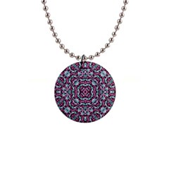 Luxury Grunge Digital Pattern Button Necklaces