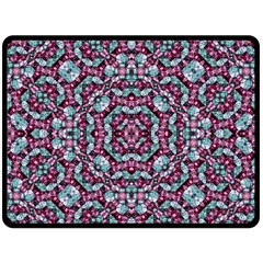 Luxury Grunge Digital Pattern Fleece Blanket (large) 