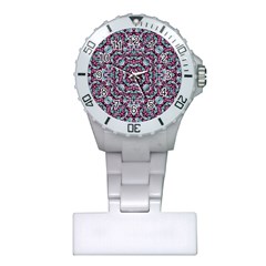 Luxury Grunge Digital Pattern Nurses Watches by dflcprints