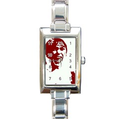 Psycho Rectangle Italian Charm Watches by icarusismartdesigns