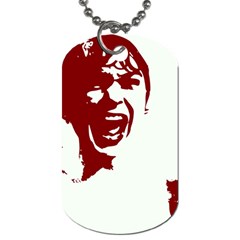 Psycho Dog Tag (two Sides) by icarusismartdesigns