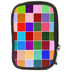 Multi Colour Squares Pattern Compact Camera Cases by LovelyDesigns4U