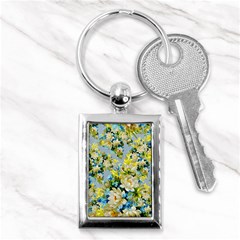 Vintage Floral Pattern Key Chains (rectangle)  by LovelyDesigns4U