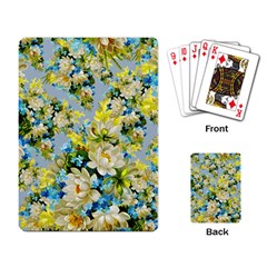 Vintage Floral Pattern Playing Card