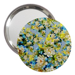 Vintage Floral Pattern 3  Handbag Mirrors