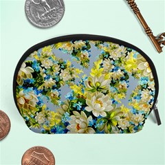 Vintage Floral Pattern Accessory Pouches (large) 