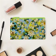 Vintage Floral Pattern Cosmetic Bag (xs)