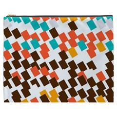 Rectangles On A White Background Cosmetic Bag (xxxl) by LalyLauraFLM