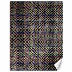 Multicolored Ethnic Check Seamless Pattern Canvas 36  X 48  