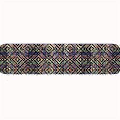 Multicolored Ethnic Check Seamless Pattern Large Bar Mats