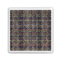 Multicolored Ethnic Check Seamless Pattern Memory Card Reader (square)  by dflcprints