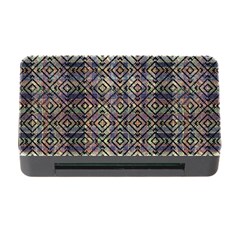 Multicolored Ethnic Check Seamless Pattern Memory Card Reader With Cf