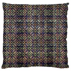 Multicolored Ethnic Check Seamless Pattern Large Flano Cushion Cases (one Side)  by dflcprints