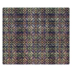 Multicolored Ethnic Check Seamless Pattern Double Sided Flano Blanket (small) 