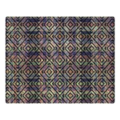 Multicolored Ethnic Check Seamless Pattern Double Sided Flano Blanket (large) 