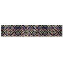 Multicolored Ethnic Check Seamless Pattern Flano Scarf (large)  by dflcprints