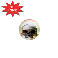 Skull Sunset 1  Mini Magnet (10 Pack)  by icarusismartdesigns