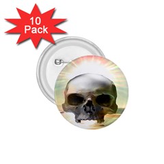 Skull Sunset 1 75  Buttons (10 Pack)