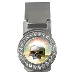 Skull Sunset Money Clips (cz)  by icarusismartdesigns