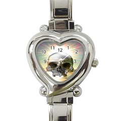 Skull Sunset Heart Italian Charm Watch