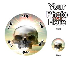 Skull Sunset Playing Cards 54 (round)  by icarusismartdesigns