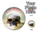 Skull Sunset Multi-purpose Cards (Round)  Front 1