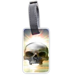 Skull Sunset Luggage Tags (one Side)  by icarusismartdesigns