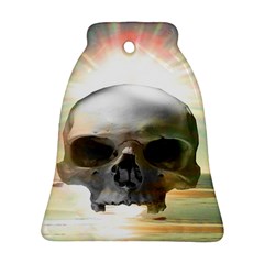 Skull Sunset Bell Ornament (2 Sides)