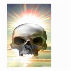 Skull Sunset Small Garden Flag (two Sides)