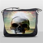 Skull Sunset Messenger Bags Front