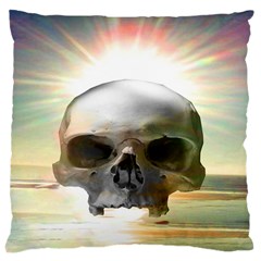 Skull Sunset Large Cushion Cases (two Sides) 