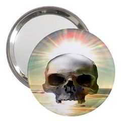 Skull Sunset 3  Handbag Mirrors by icarusismartdesigns