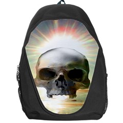 Skull Sunset Backpack Bag by icarusismartdesigns